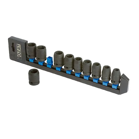 1-2 drive 10 pcs. metric 6 point impact sockets set standard length set-08-01
