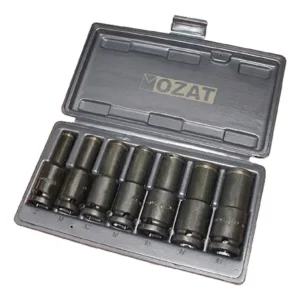 1-2 inch drive 7 pcs. ozat catch sockets long length set-08-14