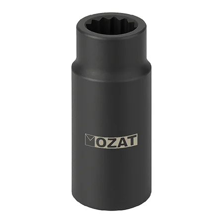 no 5 spline drive 6 point long length impact socket