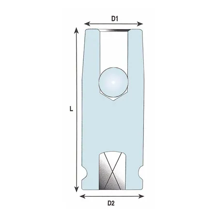 ozat stud bolt sockets half section