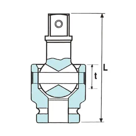 ozat universal joint half section